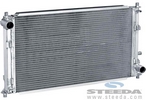 Fluidyne Aluminum Mustang Radiator - Manual (79-93 5.0L)